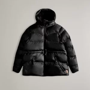 Women's Insulated Rubberized A-Line Puffer Jacket