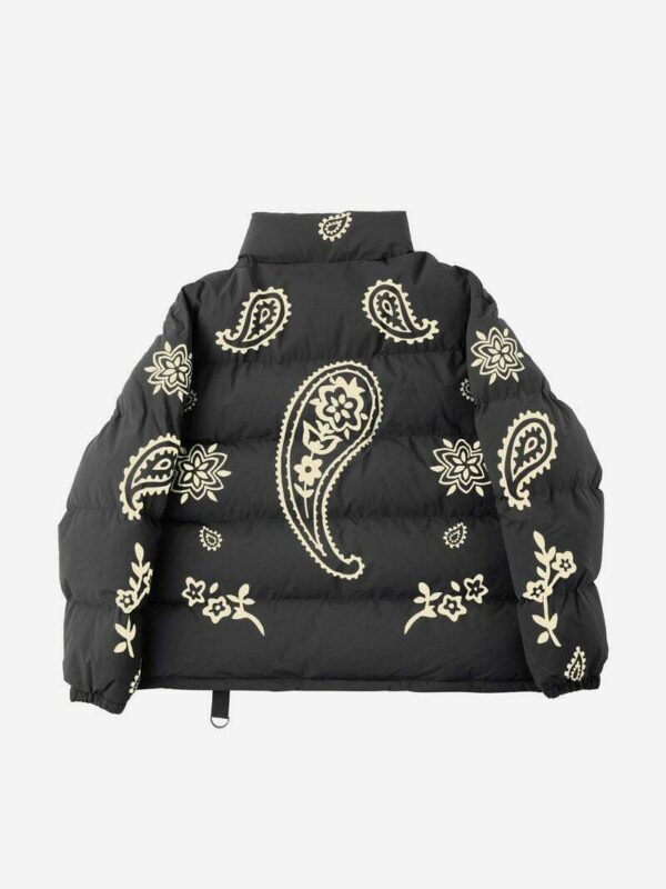 Big Paisley Puffer Jacket