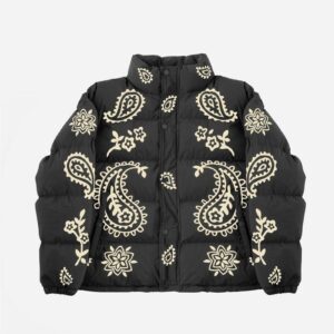 Big Paisley Puffer Jacket