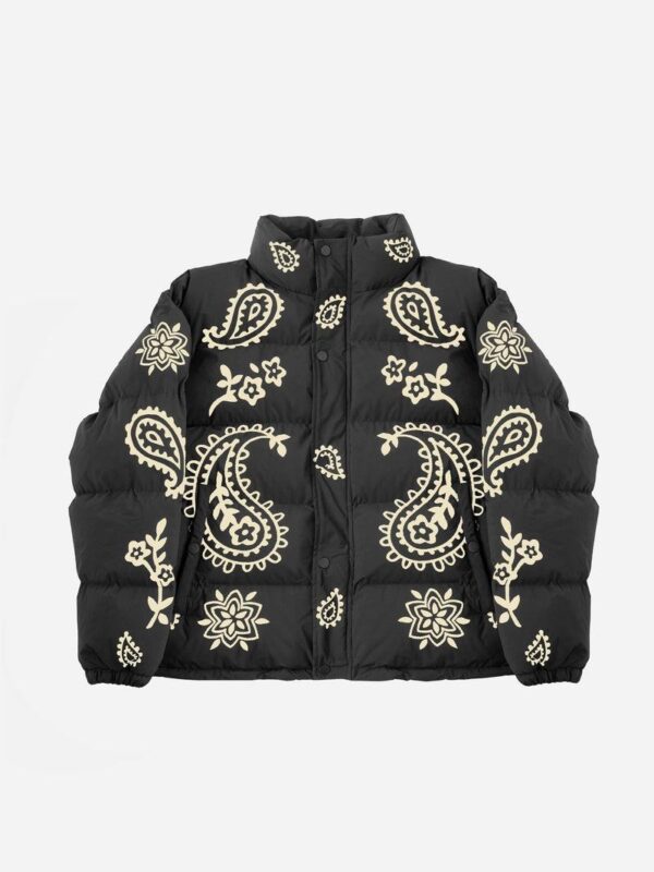 Big Paisley Puffer Jacket