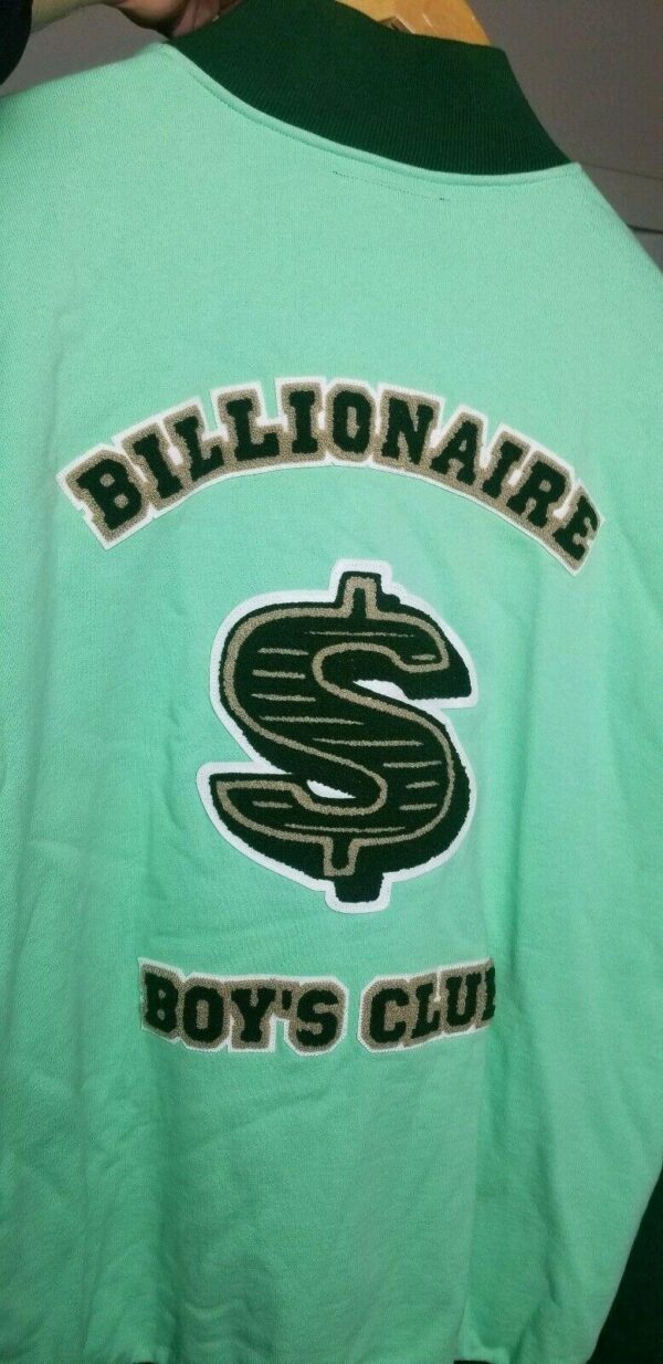 Billionaire Boys Club BBC Ice Cream Dollar Sign Money Roll Letterman Jacket