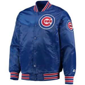 Chicago Cubs Starter The Diamond Full-Snap Jacket - Royal