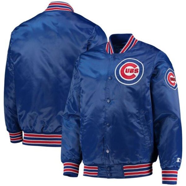 Chicago Cubs Starter The Diamond Full-Snap Jacket - Royal