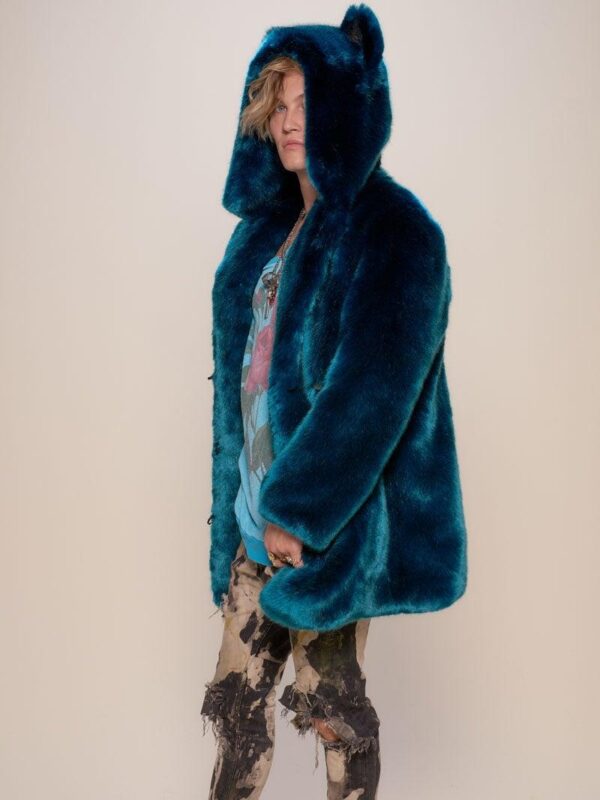 Men's Royal Wolf Luxe Classic Faux Fur Coat 