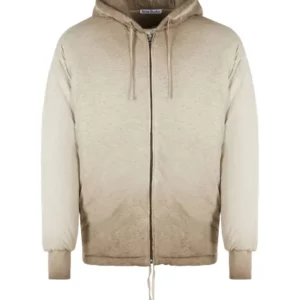 Padded hood cotton jacket - Brown