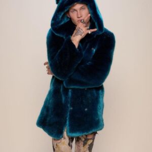 Men's Royal Wolf Luxe Classic Faux Fur Coat 