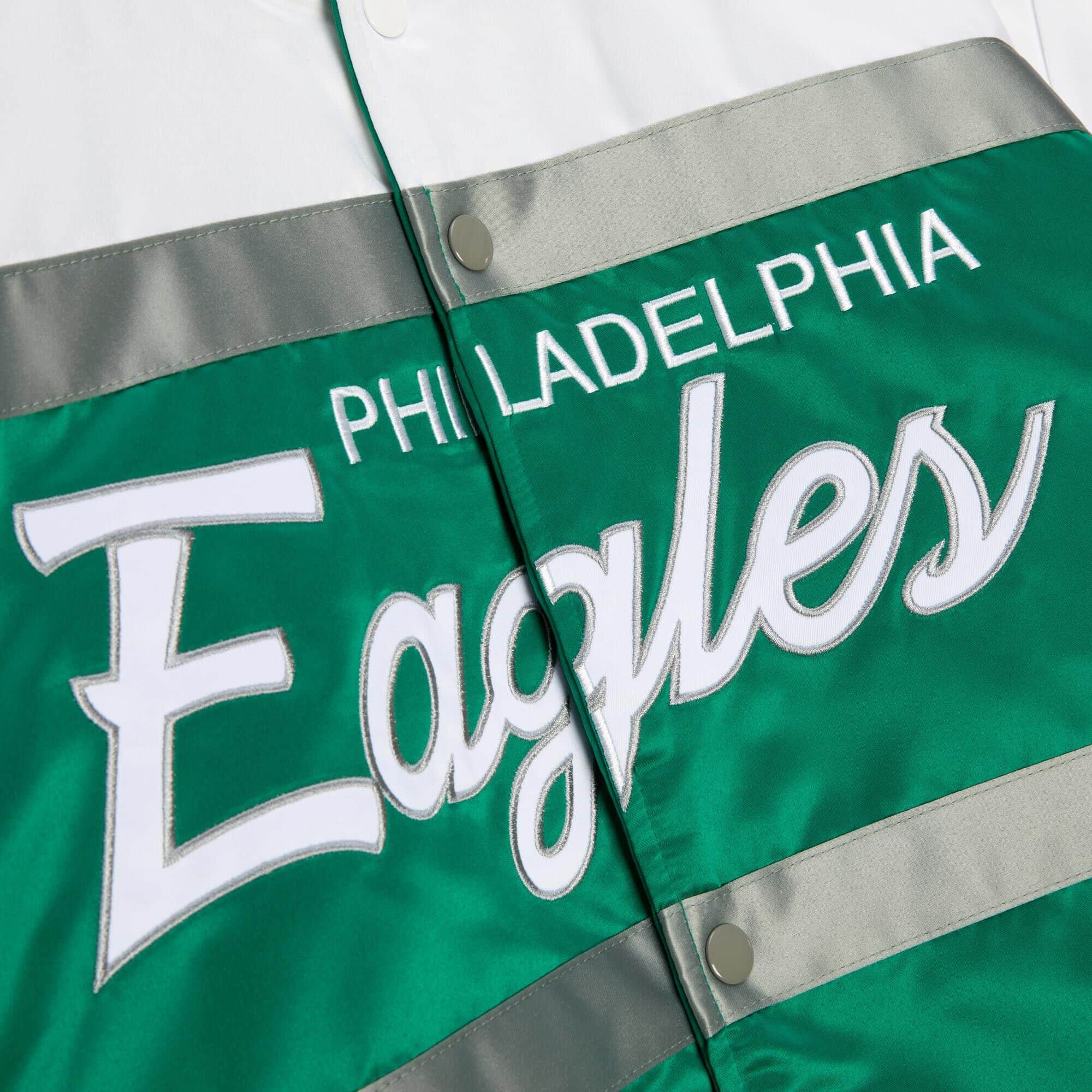 Heavyweight Satin Jacket Philadelphia Eagles