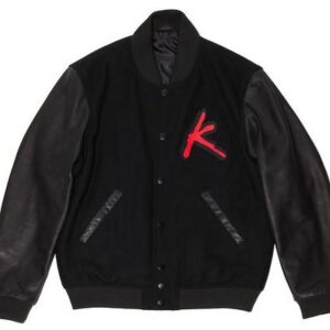 French musician and DJ Kavinsky has collaborated with Surface to Air on a limited edition varsity jacket. This jacket is a tribute toKavinsky’s debut album OutRun. The jacket was made ​​of wool and cashmere, leather sleeves and embroidery on the back and chest.