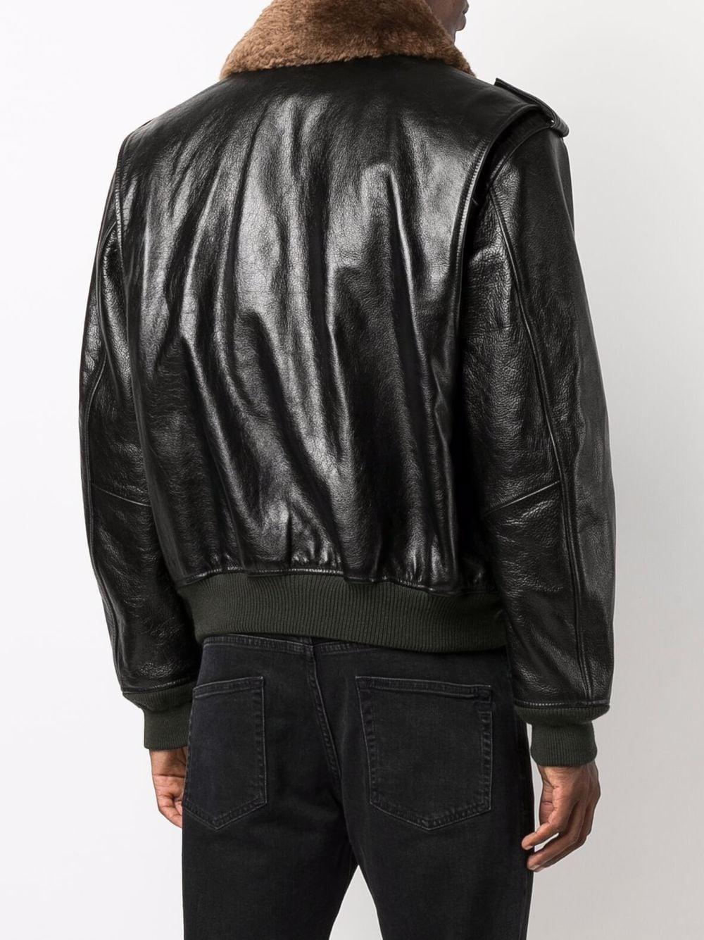 Diesel Leather Bomber Jacket - Color Jackets