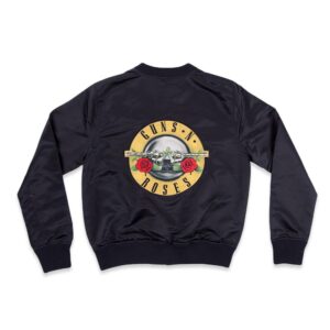 GN'R Limited Edition Lana Del Rey Guns N' Roses Black Bomber Jacket