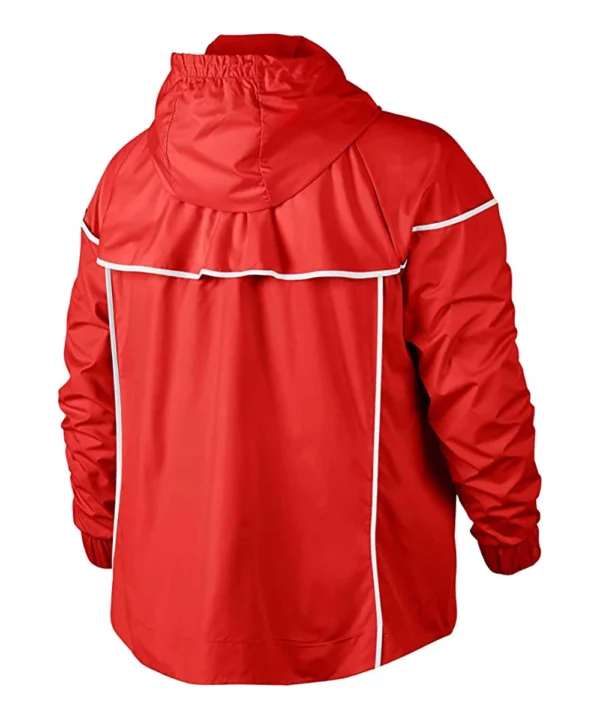 Washington Capitals Red Starter Satin Hooded Jacket