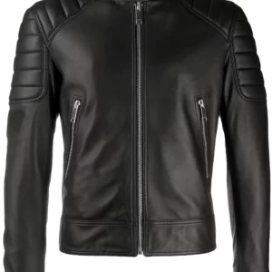 SANDRO Zipped Biker Jacket