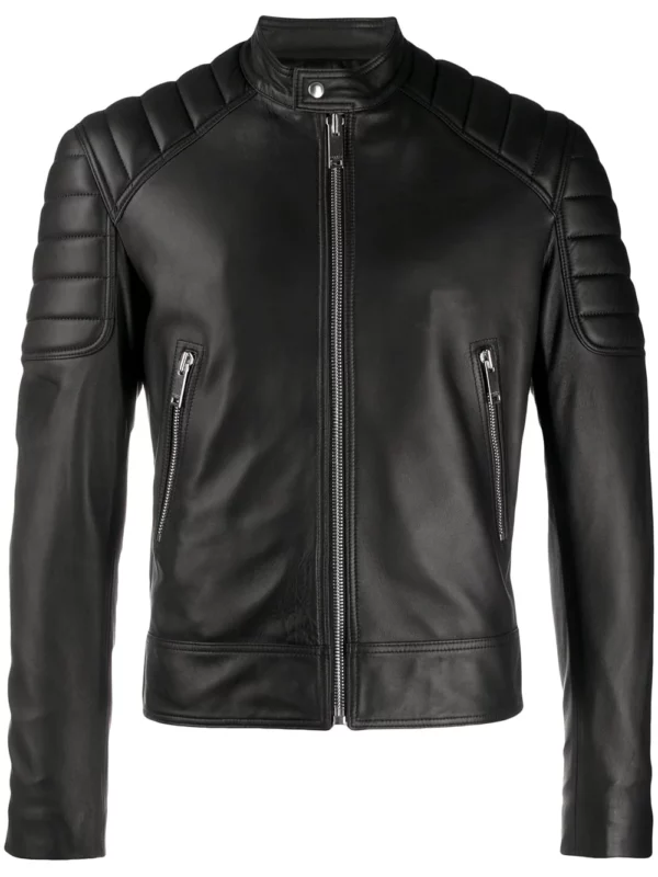 SANDRO Zipped Biker Jacket