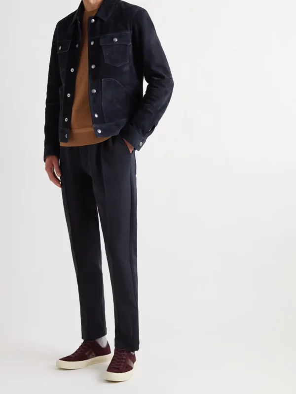 TOM FORD Slim-Fit Suede Blouson Jacket