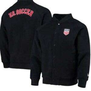 5th & Ocean By New Era Us Soccer Club Level Raglan Wool Jacket