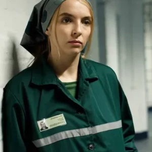 Jodie Comer Killing Eve Green Cotton Jacket