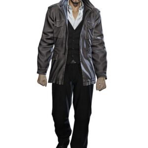 Yazuka 5 Kazuma Kiryu Brown Leather Jacket