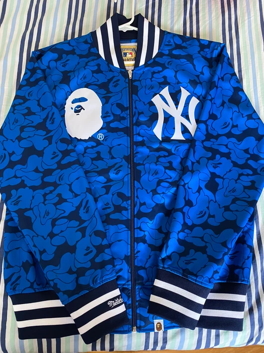New York Yankees BAPE x Mitchell  Ness Jacket - Color Jackets
