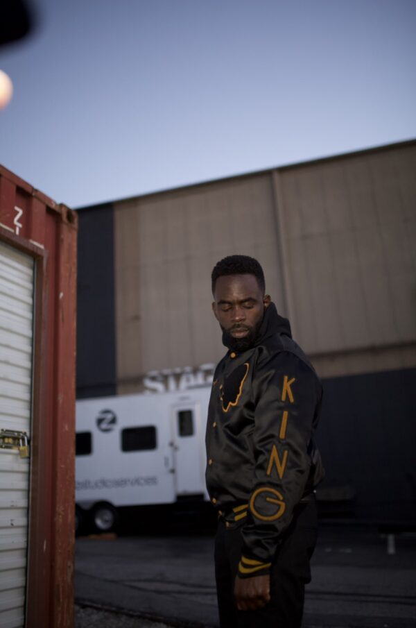 Jimmy Akingbolo Black King Bomber Jacket