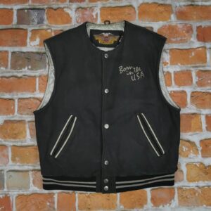 Harley Davidson Born in the USA Leather Vest