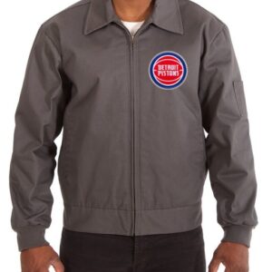 Detroit Pistons Workwear Cotton Navy Blue Jacket