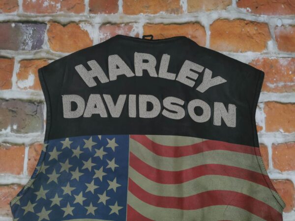 Harley Davidson Born in the USA Leather Vest