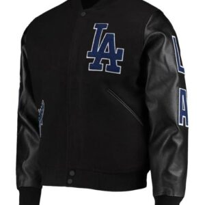 LA Dodgers Black Varsity Jacket