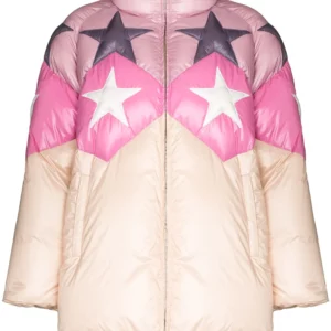 Miu Miu Star Motif Puffer Jacket