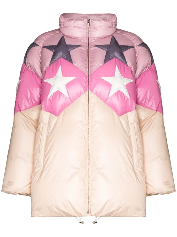 Miu Miu Star Motif Puffer Jacket