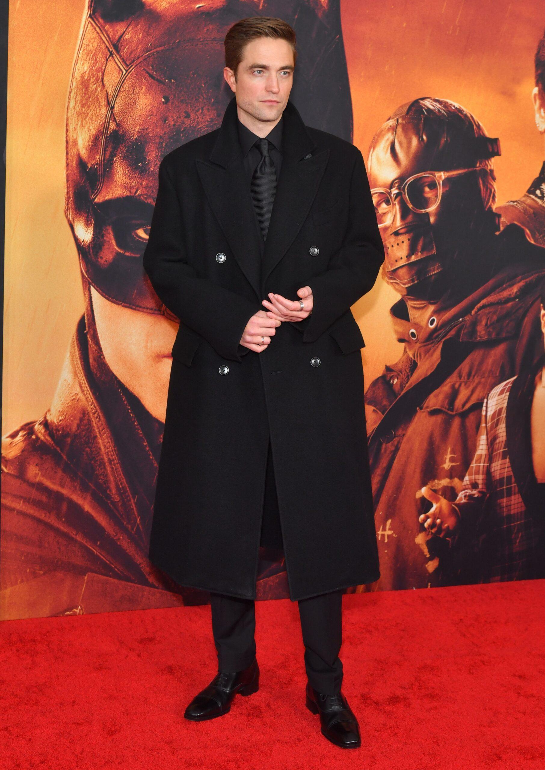 Robert Pattinson The Batman NY Red Carpet Black Wool Coat - Color Jackets