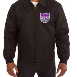 Sacramento Kings Workwear Black Cotton Jacket