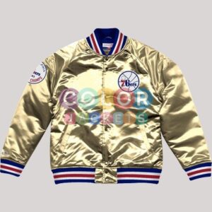 76ers Championship Game Bomber Jacket