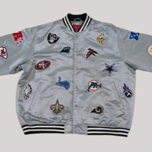 All Logo Patch Nfl Team Bomber Jacket