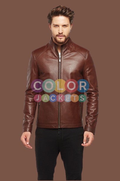 Argen New Zeland Brown Leather Jacket
