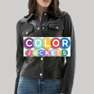 Black Leather Womens Jacket