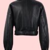 80’s Tanya Cropped Leather Jacket - Image 4