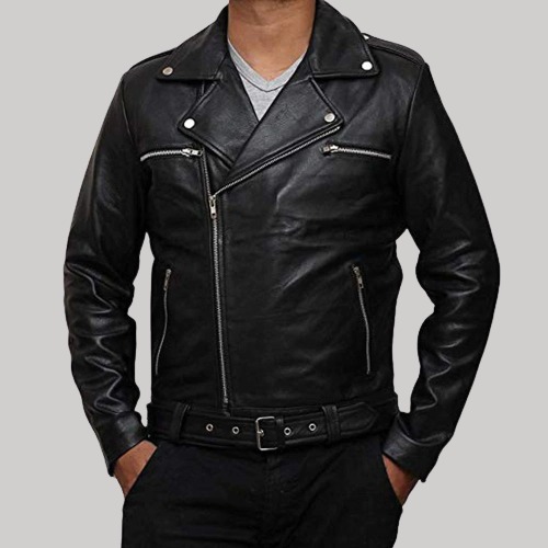 Henry Biker Leather Jacket