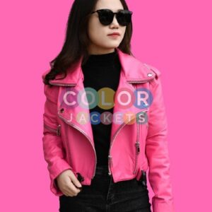 Women’s Hot Pink Biker Leather Jacket Women’s Hot Pink Biker Leather Jacket Women’s Hot Pink Biker Leather Jacket