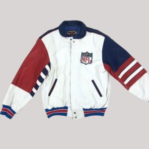 Jeff Hamilton Nfl Shield Leather Jacket