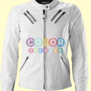 Men’s White Biker Leather Jacket Men’s White Biker Leather Jacket Men’s White Biker Leather Jacket