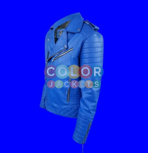 Men’s Blue Leather Jacket Men’s Blue Leather Jacket Men’s Blue Leather Jacket