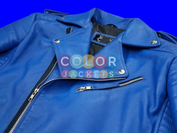 Men’s Blue Leather Jacket Men’s Blue Leather Jacket Men’s Blue Leather Jacket