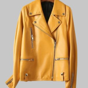 Mustard Leather Jacket