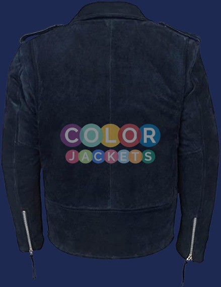 Men’s Brando Navy Blue Suede Leather Jacket Men’s Brando Navy Blue Suede Leather Jacket Men’s Brando Navy Blue Suede Leather Jacket