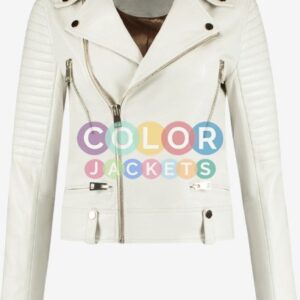 Off White Womens Leather Jacket
