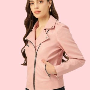 Pinks Leather Jacket