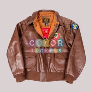 Pioneer Mustang Brown Leather Jacket