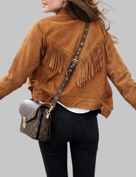 suede fringe jacket vintage