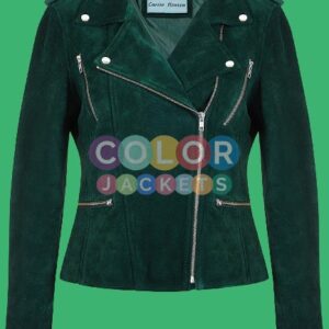 Womens Green Suede Leather Jacket Womens Green Suede Leather Jacket Womens Green Suede Leather Jacket