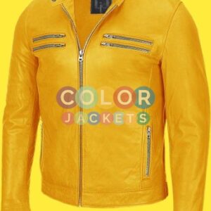 Men’s Yellow Leather Jacket Men’s Yellow Leather Jacket Men’s Yellow Leather Jacket